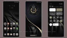 Black gold dial MIUI Theme