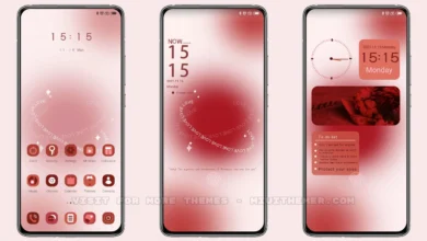 Bordeaux Red MIUI Theme