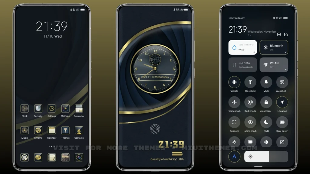 Classic clock MIUI Theme