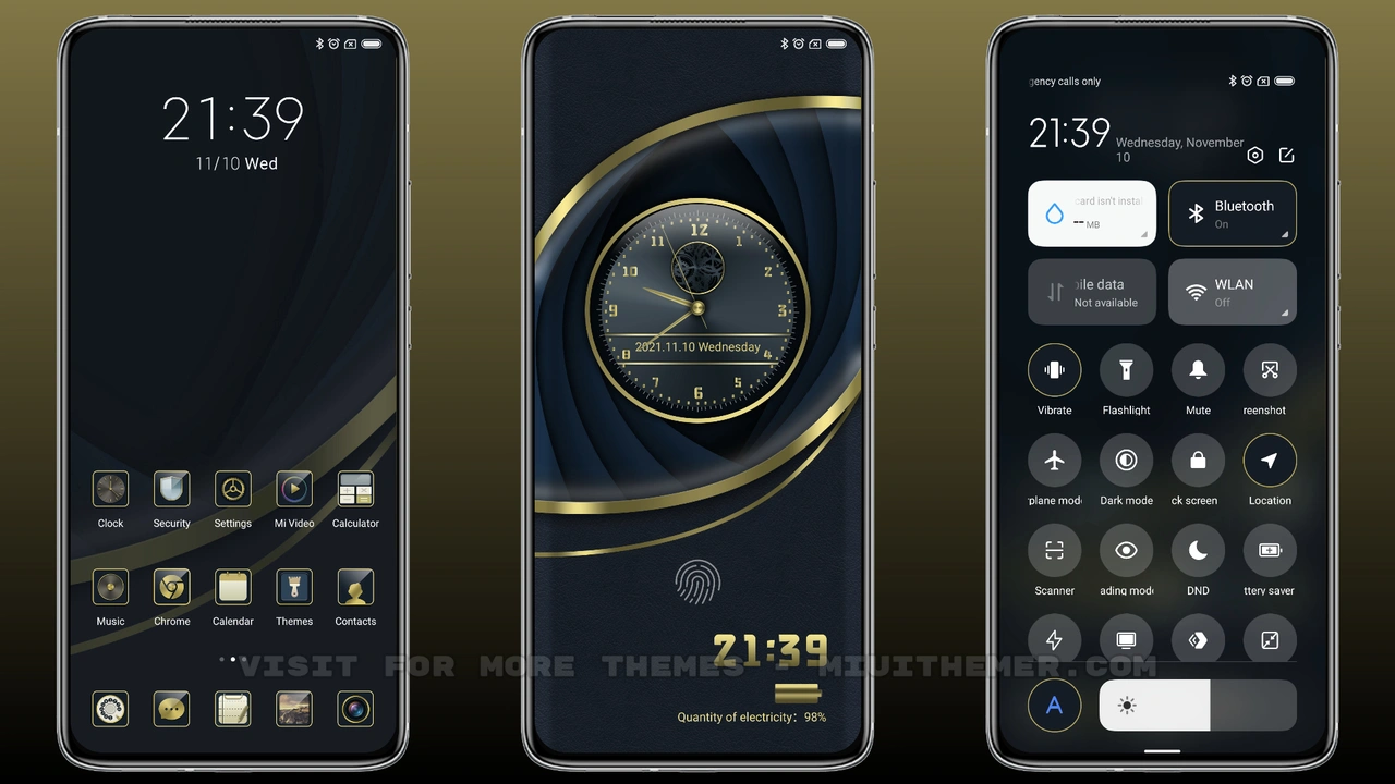 Classic clock MIUI theme for Xiaomi and Redmi devices - MIUI Themer