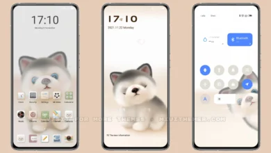 Cute husky MIUI Theme