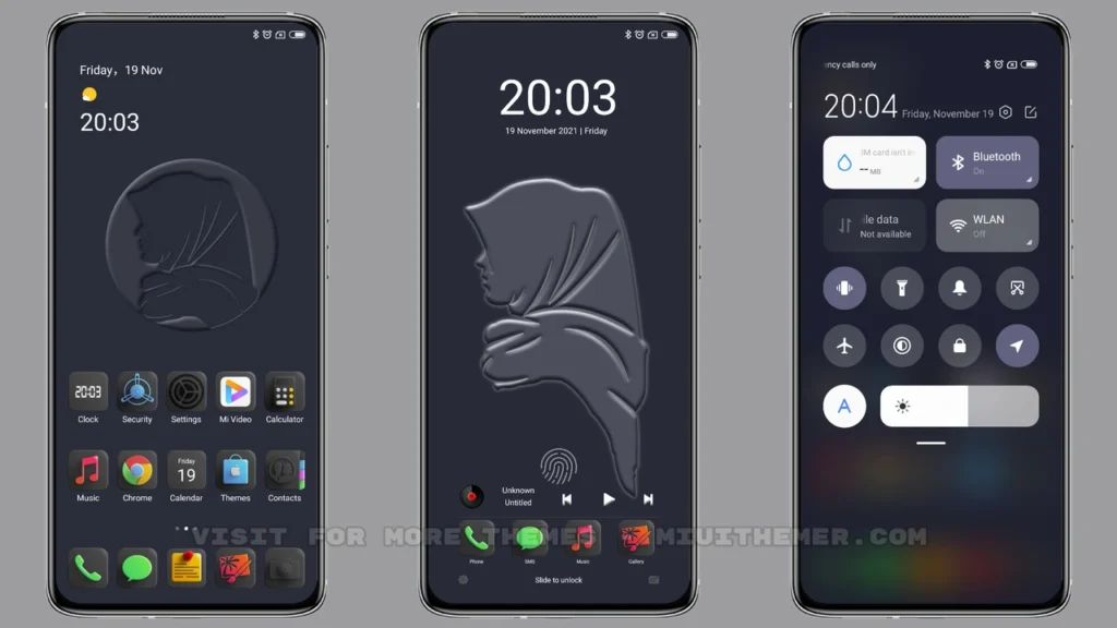Dark Hijabers v12 MIUI Theme