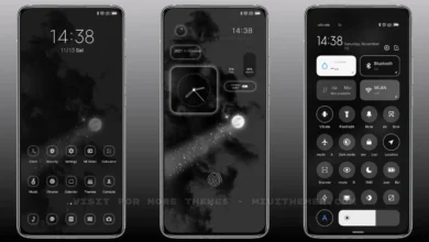 Dark moonlight MIUI Theme