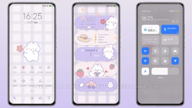 Flower Bunny MIUI Theme