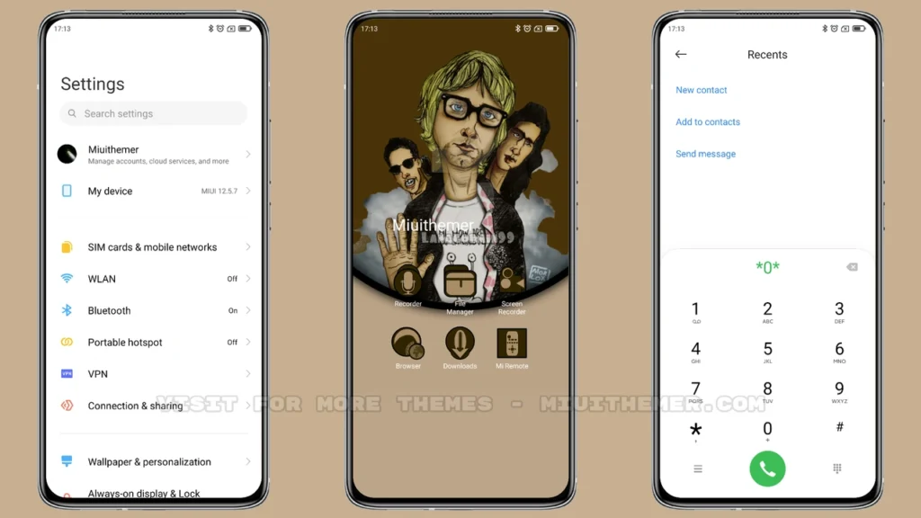 GRUNGE NIRVANA MIUI Theme