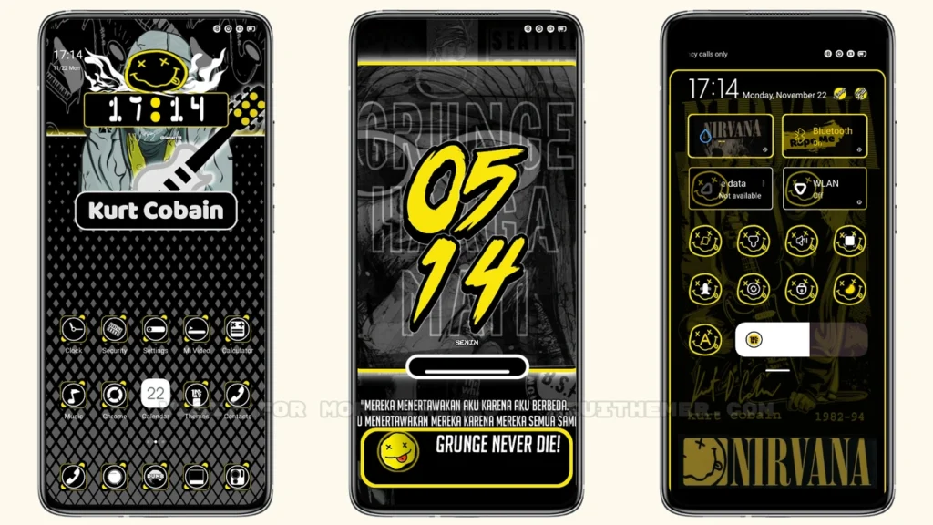 GRUNGE V12 MIUI Theme