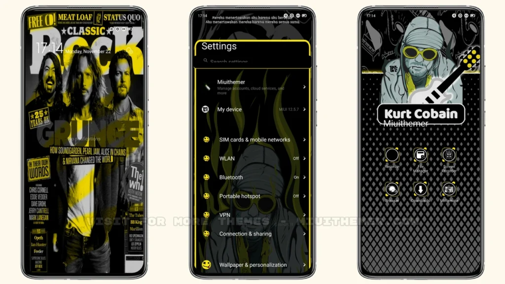 GRUNGE V12 MIUI Theme