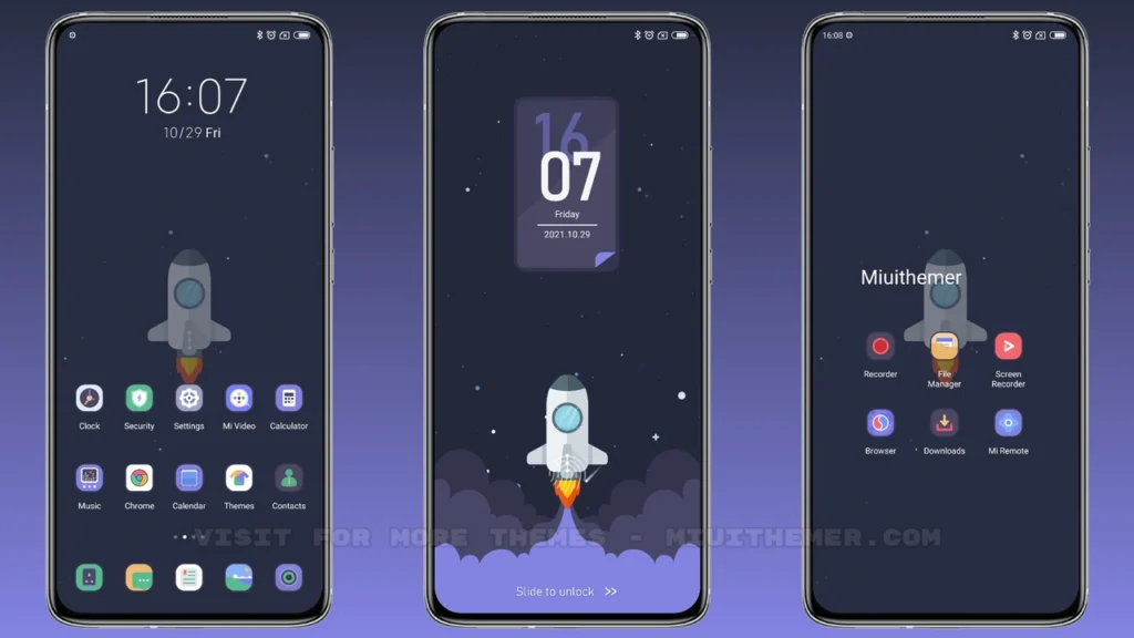 Little rocket MIUI Theme