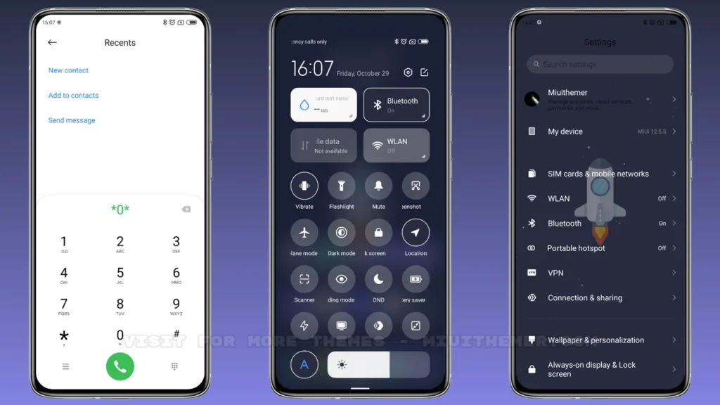Little rocket MIUI Theme