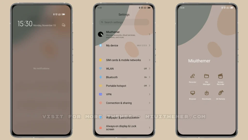 Morandi Line Art MIUI Theme