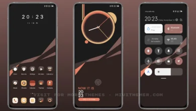 Scarlet Clock MIUI Theme