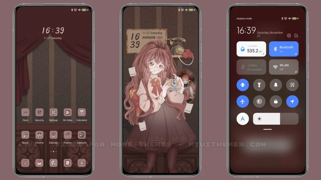 Scene Camera Girls MIUI Theme