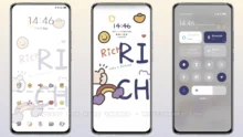 Simple cute text MIUI Theme