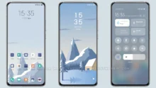 Simple snow scene MIUI Theme