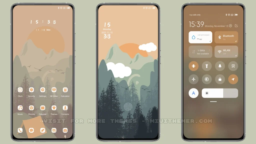 Sunset west hill MIUI Theme