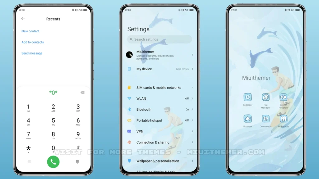 Surfing At Sea MIUI Theme