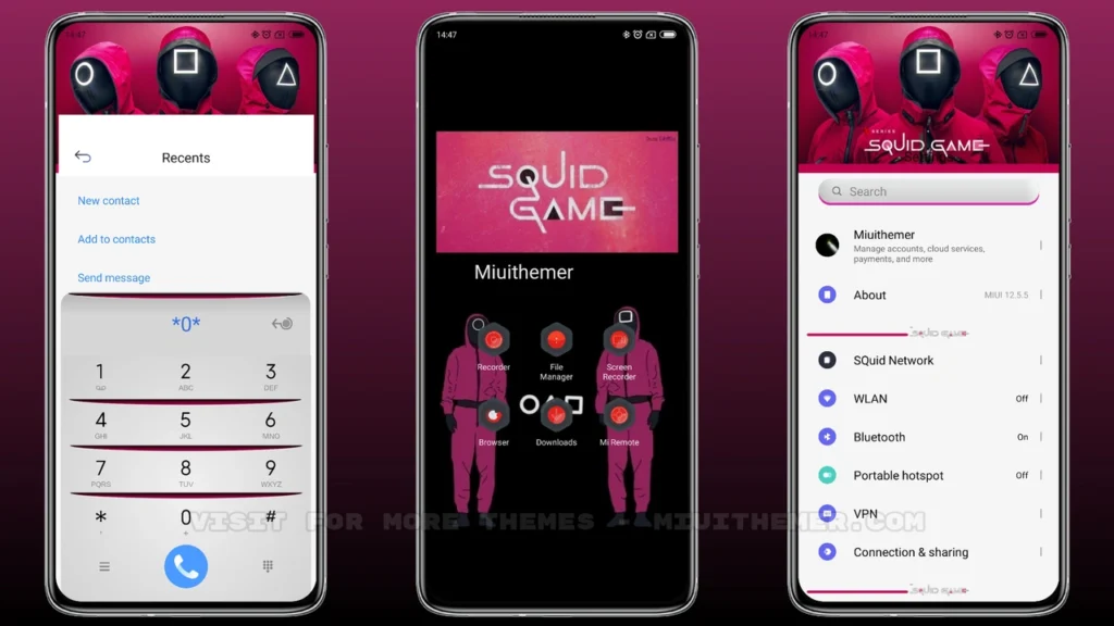 Squid Game MIUI Theme