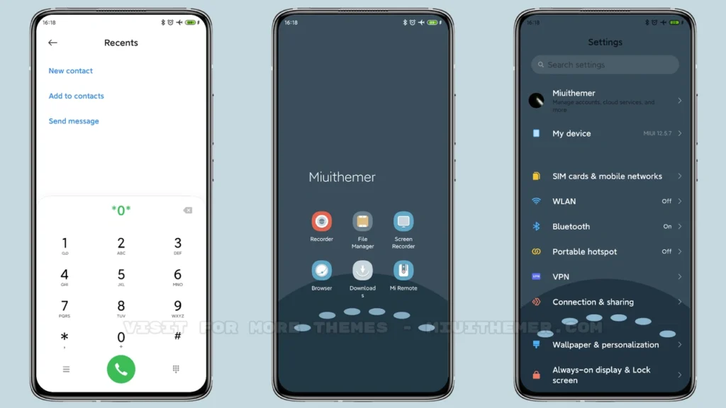 A fountain MIUI Theme