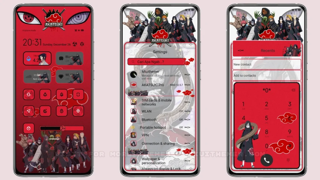 Akatsuki Light MIUI Theme