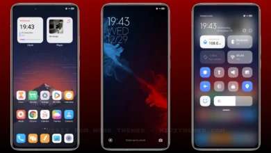 BLACK RED - MOD MIUI Theme