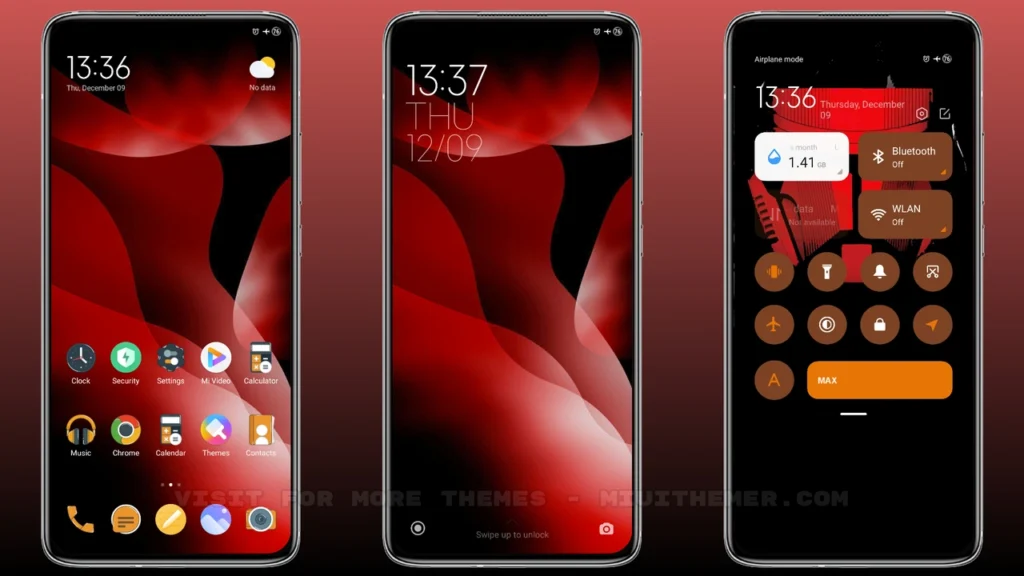 Black Red v2.1 MIUI Theme