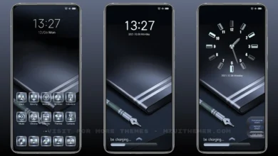 Blue metal MIUI Theme