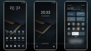 Business blue MIUI Theme