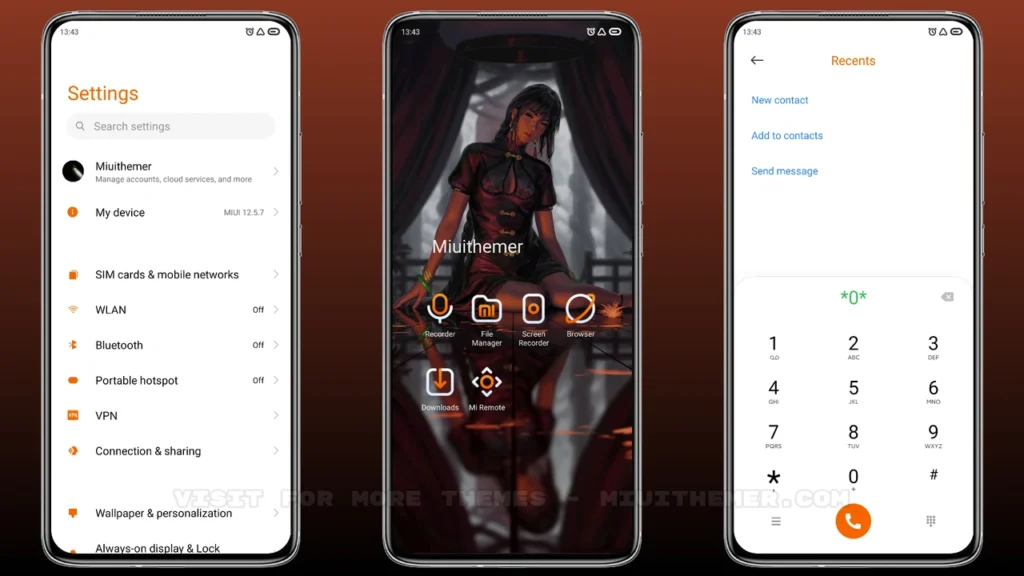 Chica Anime MIUI Theme