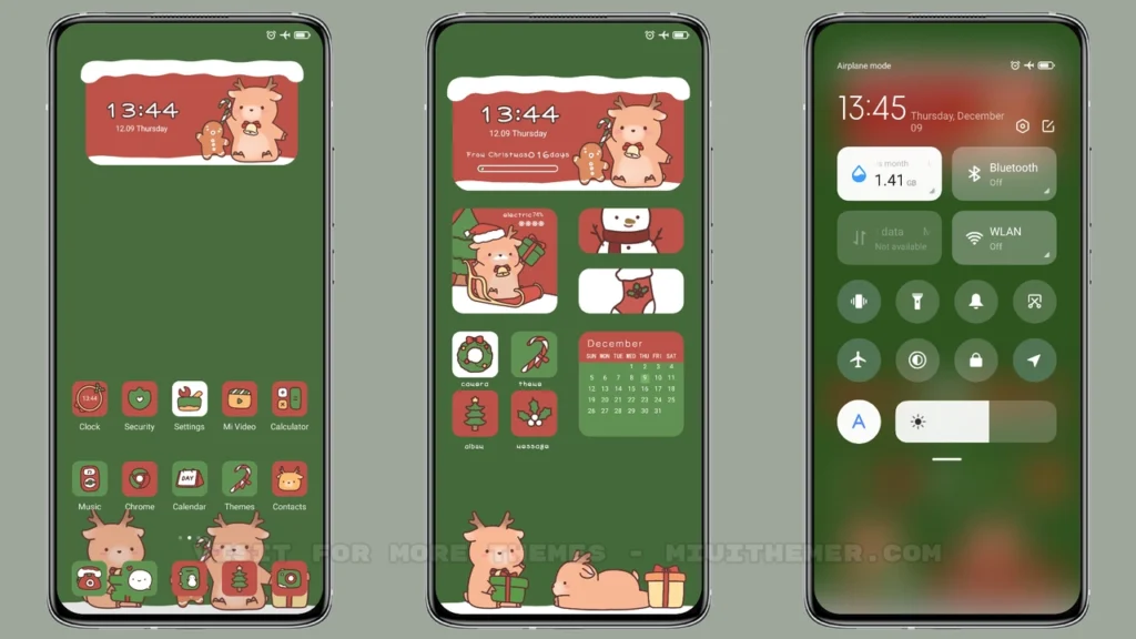 Christmas Deers MIUI Theme