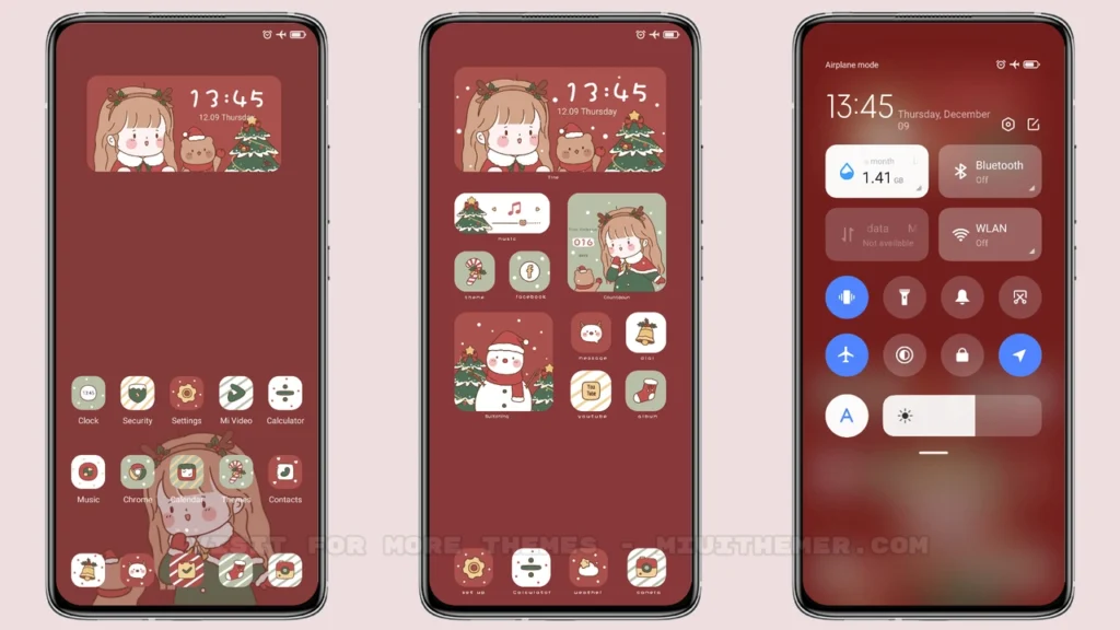 Christmas Snow MIUI Theme