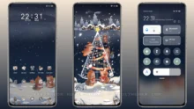 Christmas bear MIUI Theme