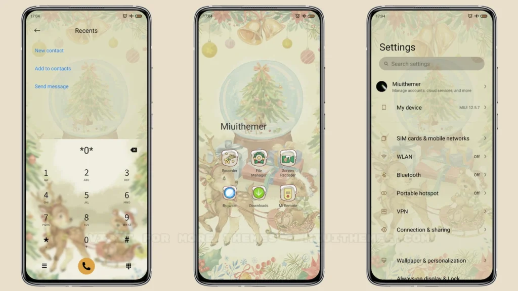 Color Christmas MIUI Theme