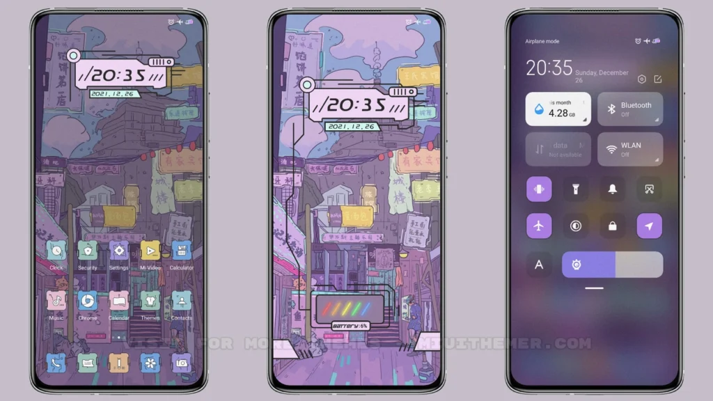 Cyberpunk MIUI Theme