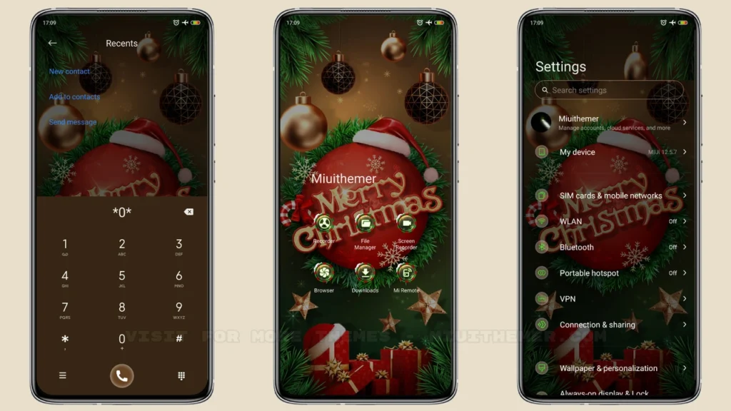 Dream Christmas MIUI Theme