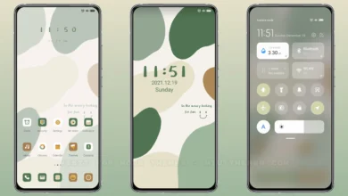 Green happy MIUI Theme