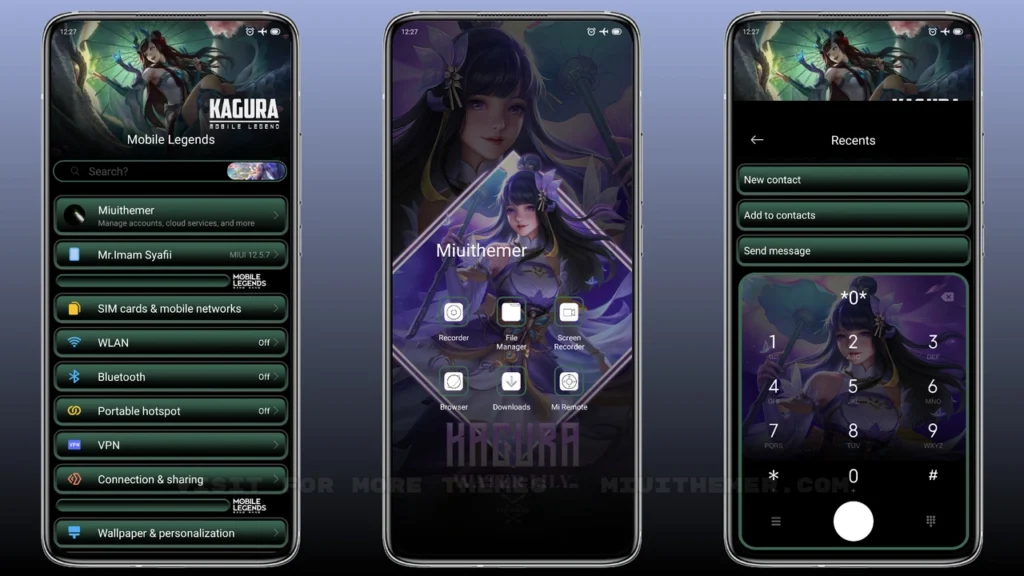 KAGURA v12.5 Dark MIUI Theme