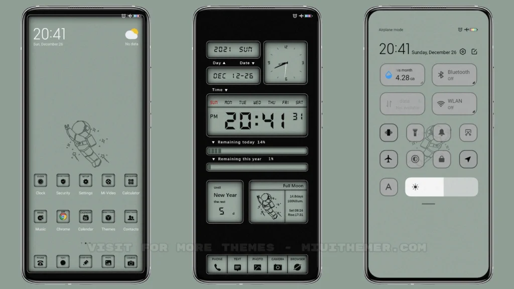 LCD components MIUI Theme