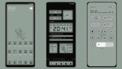 LCD components MIUI Theme