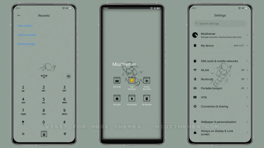 LCD components MIUI Theme