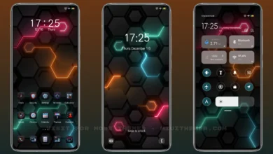 Laser technology MIUI Theme