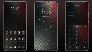 Lattice mirror MIUI Theme