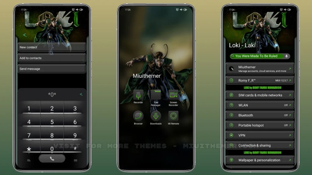 Loki Laki MIUI Theme