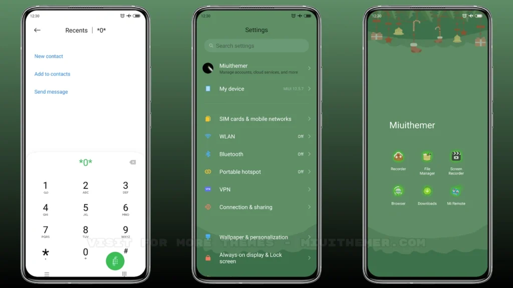 Lovely Christmas MIUI Theme