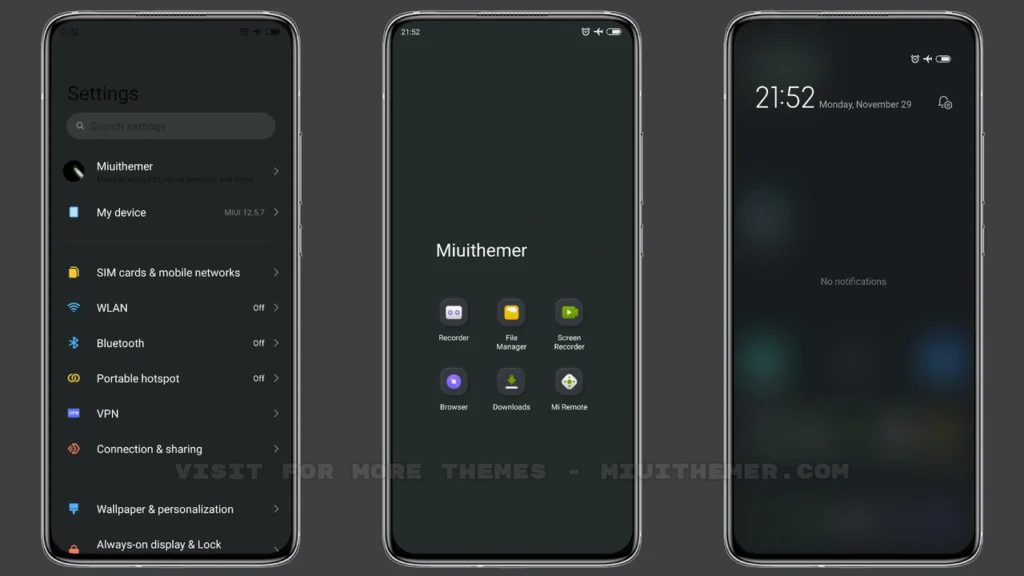 Mimic Gray MIUI Theme