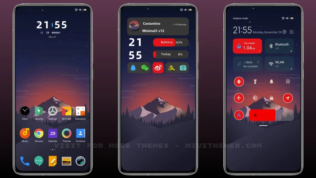 Minimal3 v12 MIUI Theme