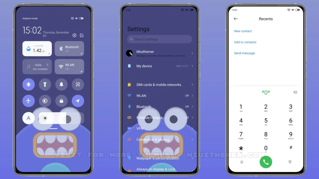 Monster face MIUI Theme