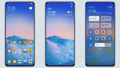 Montagna rosa MIUI Theme