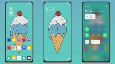 P-ice cream MIUI Theme