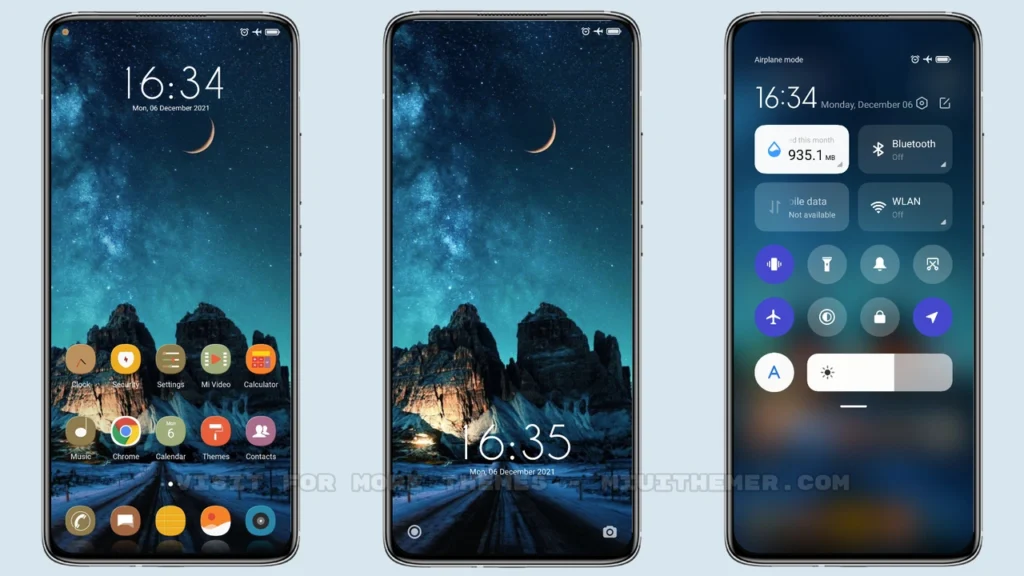 P_Mountain road MIUI Theme