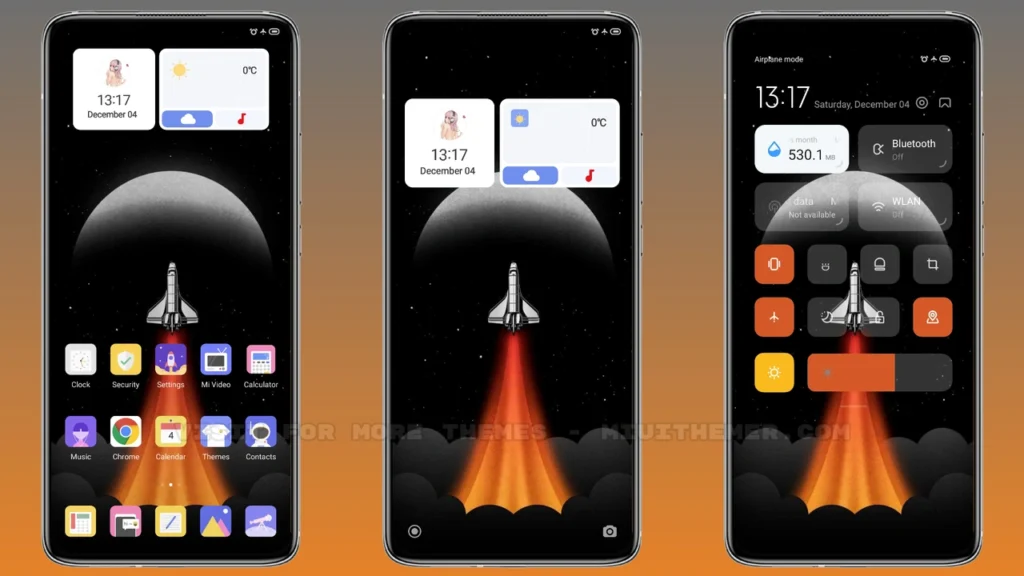 P_Spaceship MIUI Theme